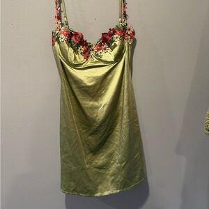 Princess Polly Kenzie Mini Dress Green